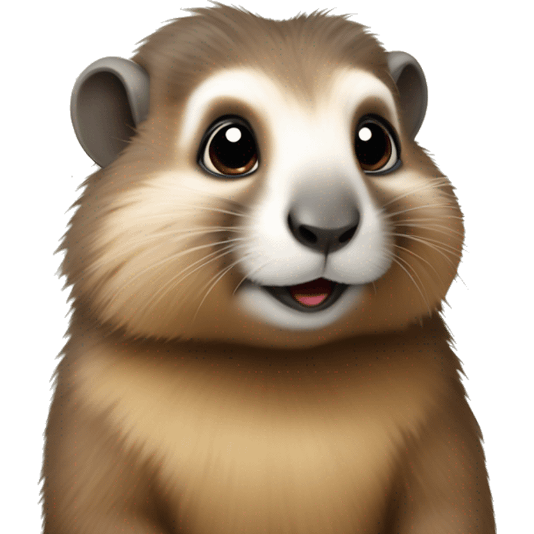 Cute marmotte  emoji