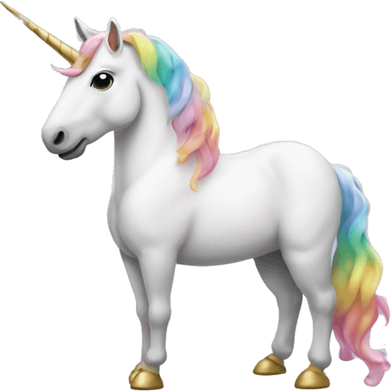 Unicorn with feet’s emoji