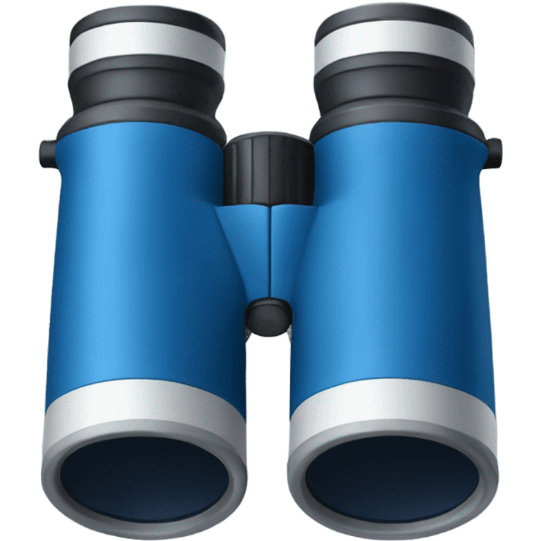 blue binoculars emoji