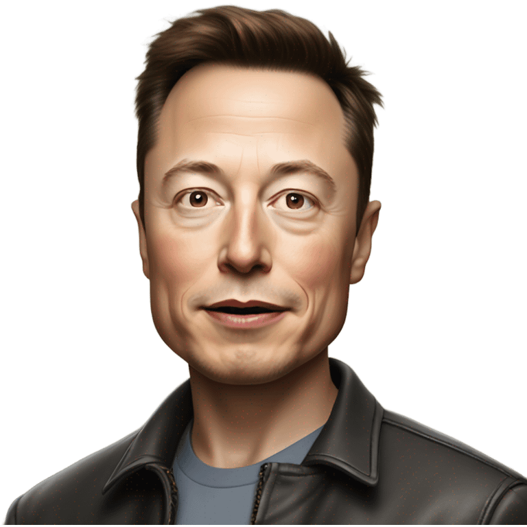 photorealistic elon musk emoji