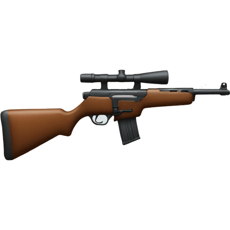 A rifle emoji