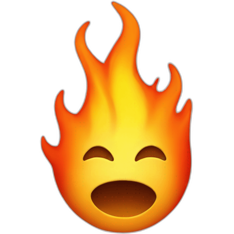 smiley fire emoji