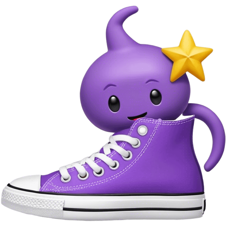 Converse on Tinky Winky  emoji