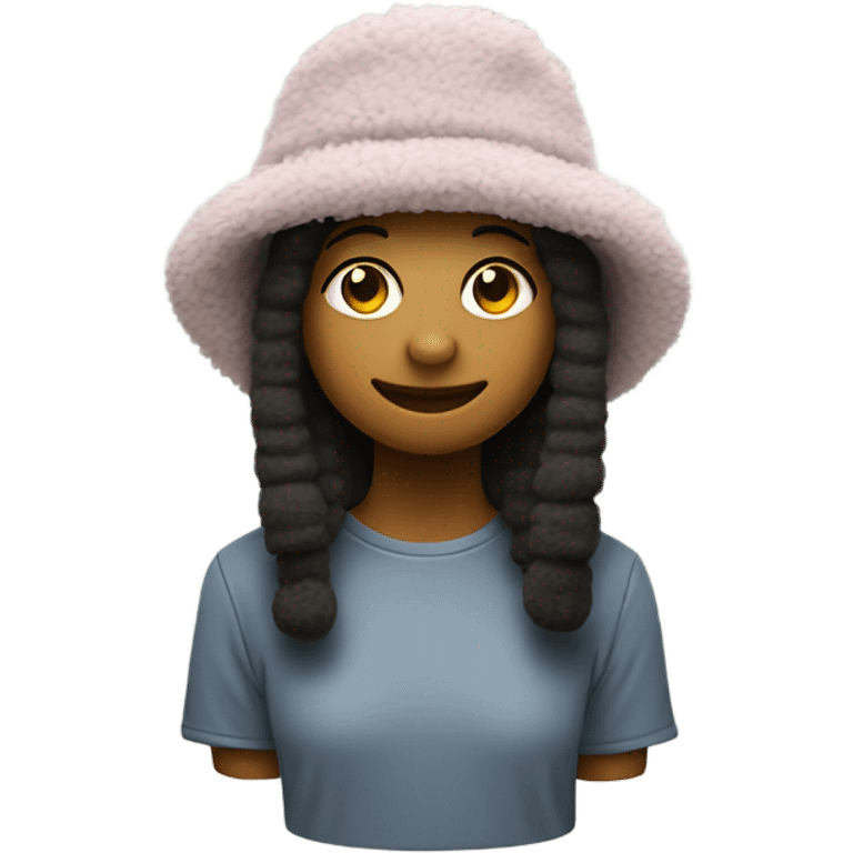 fuzzy bucket hat emoji