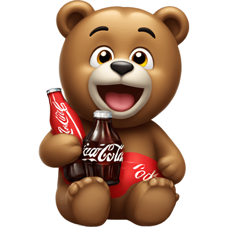 Coca Cola bear  emoji