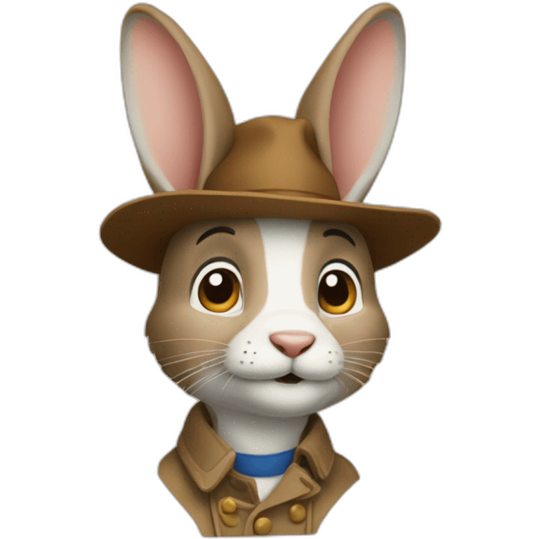 pierre lapin un minérale un animal emoji