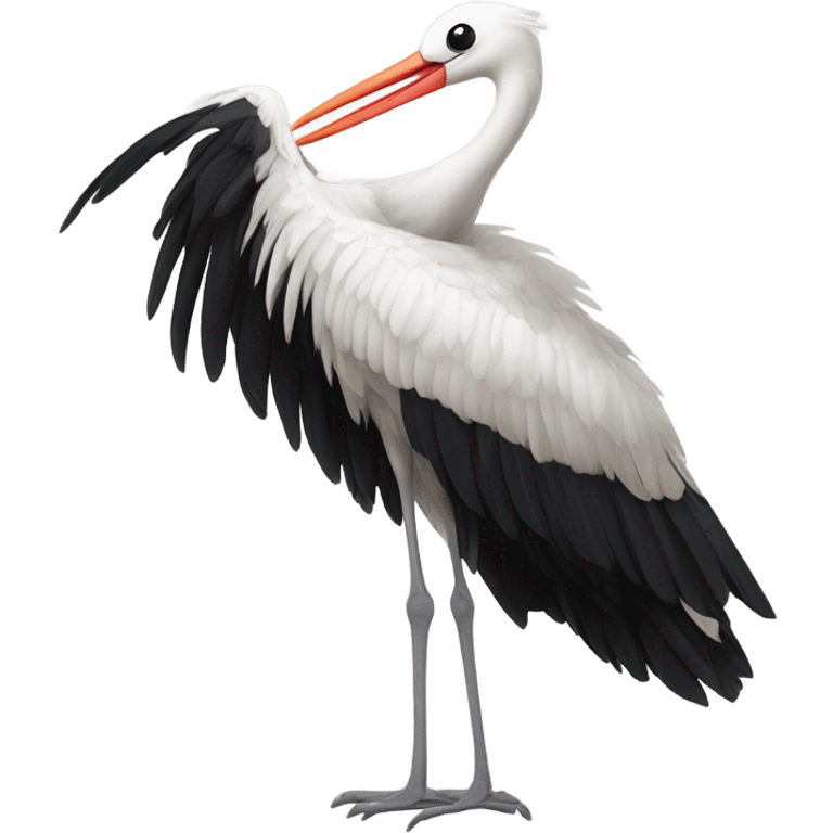 Stork emoji