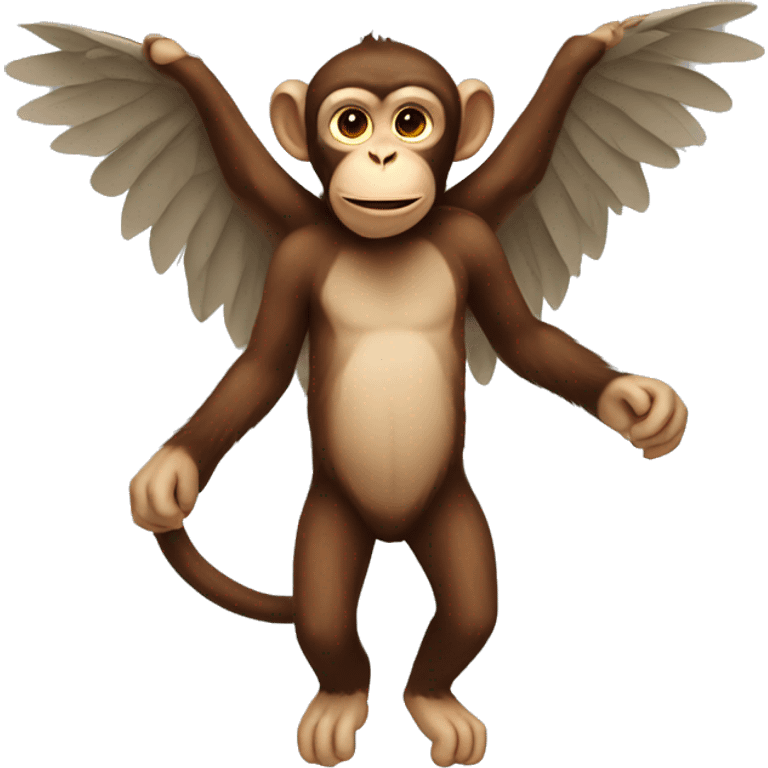 monkey with wings  emoji