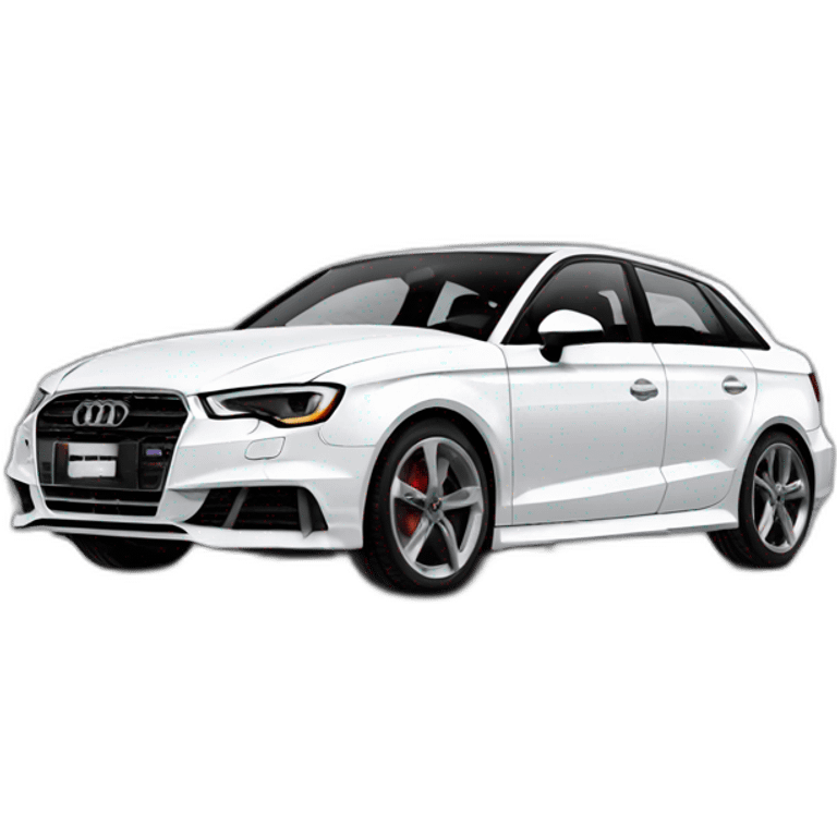 Audi s3 blanche emoji