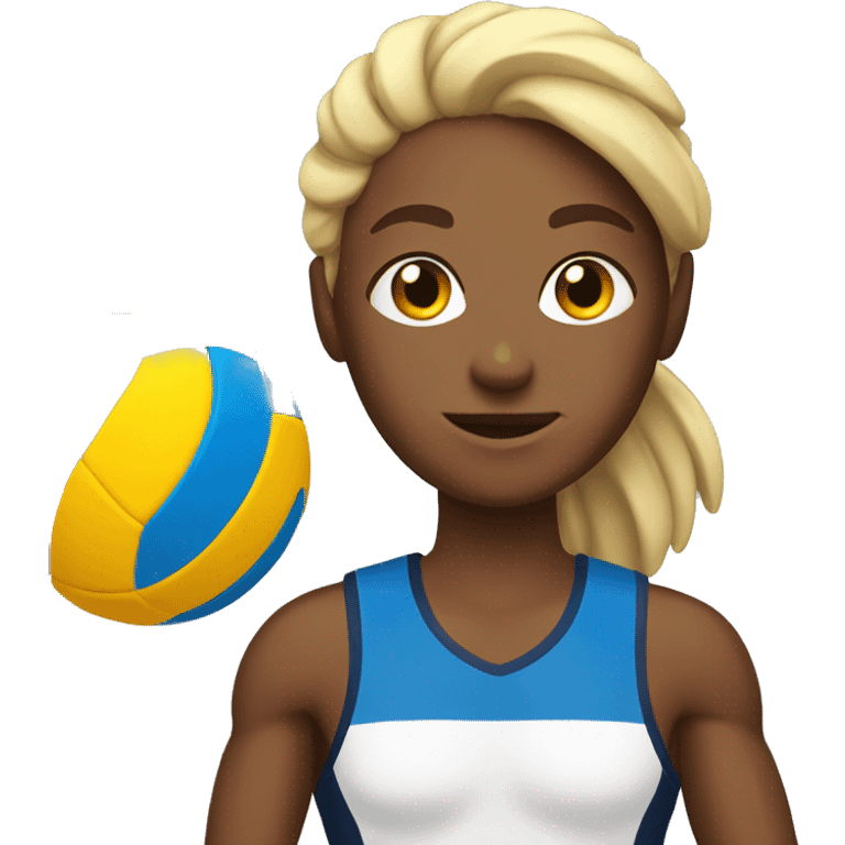 Beach volleyball player emoji