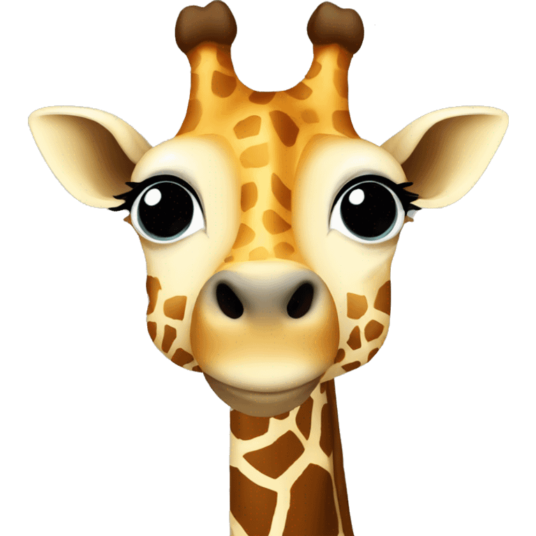 giraffe head animal emoji