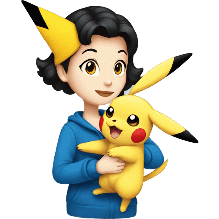 LUCY VAN PELT AND PIKACHU emoji