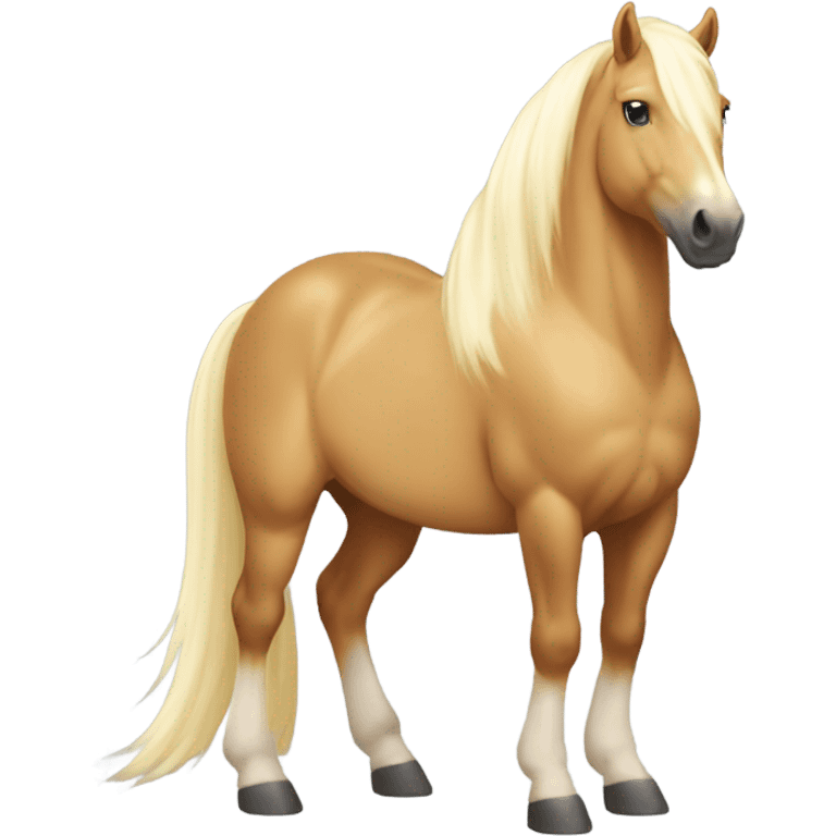 Palomino pony emoji