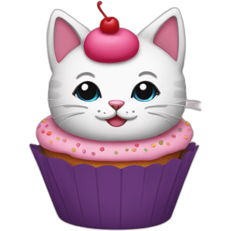 cupcake cat emoji