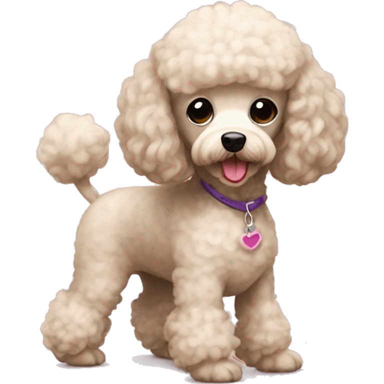 Mini poodle emoji