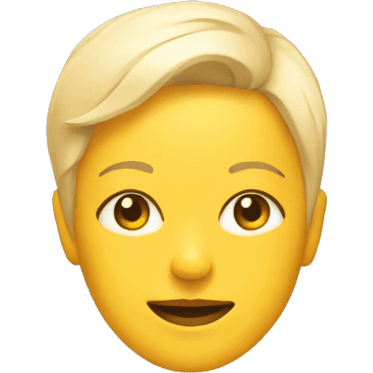 skincare with yellow skin emoji