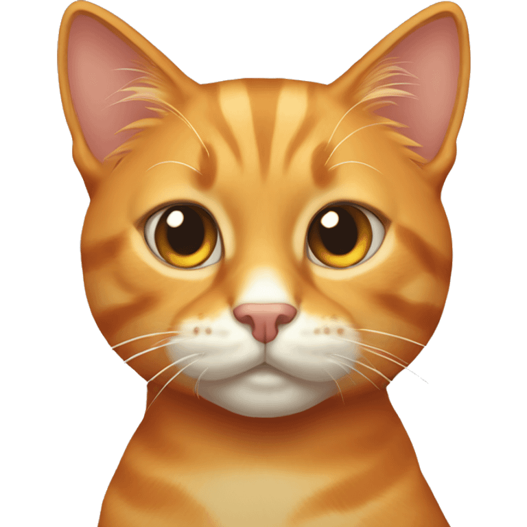 Buffed orange tabby cat emoji