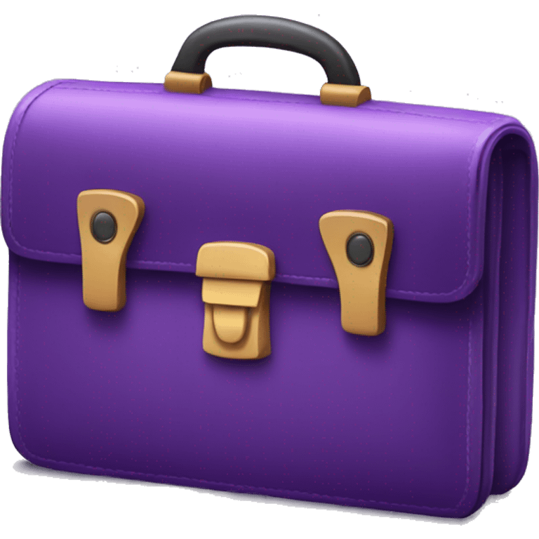 confidential purple briefcase emoji