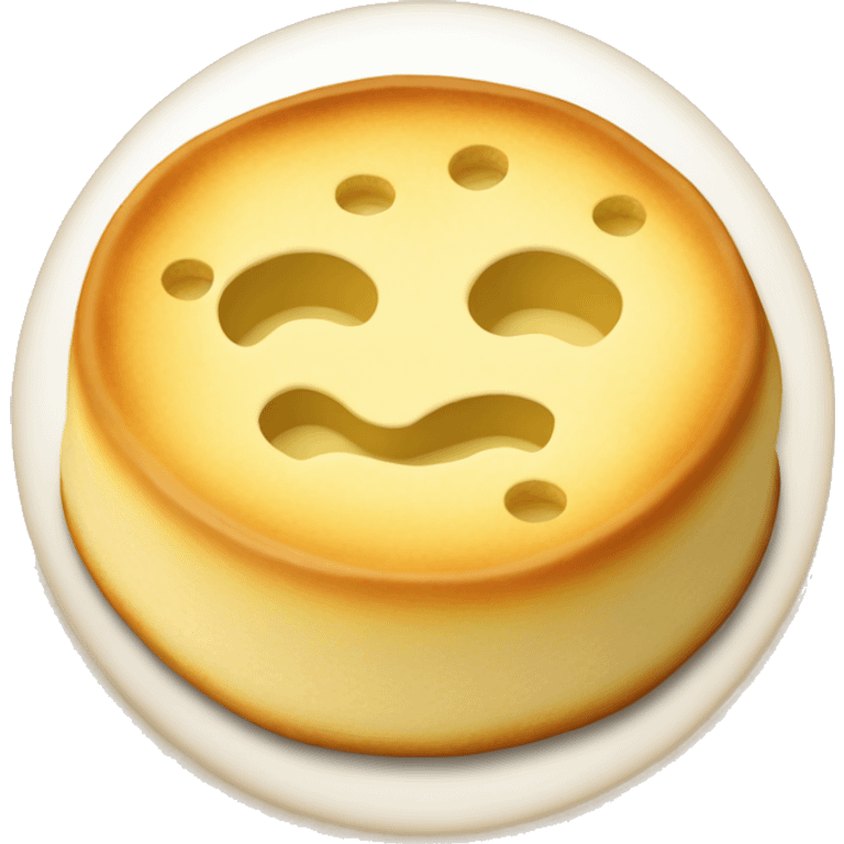 Crumpet with butter emoji