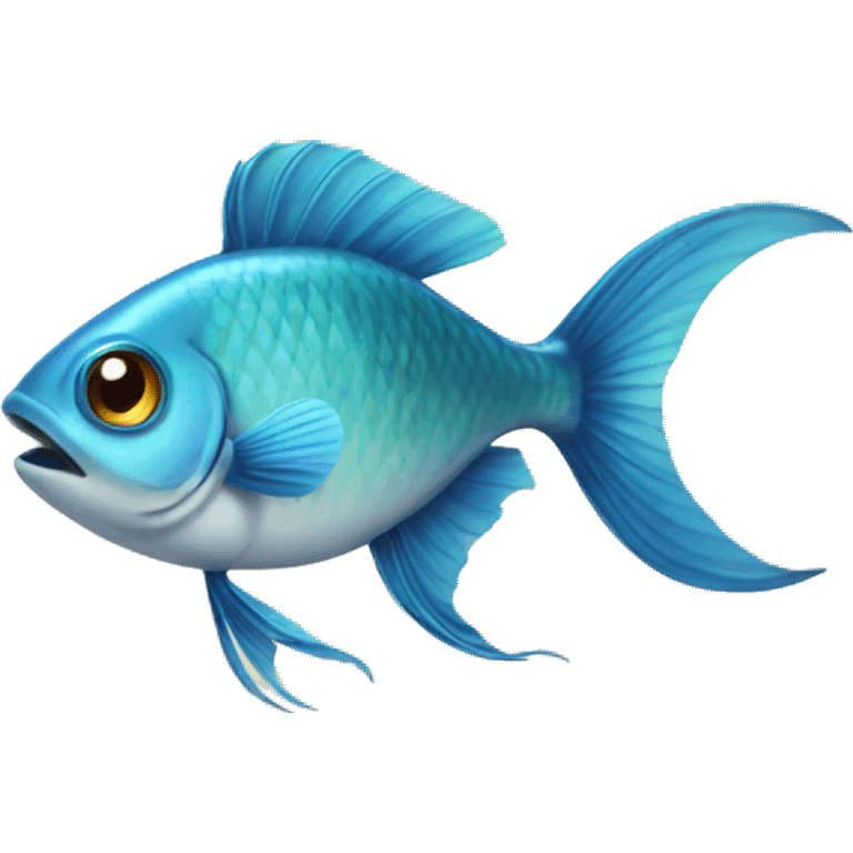 smart fish emoji