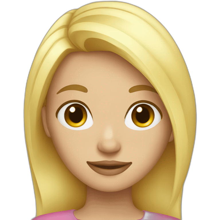 blonde girl emoji