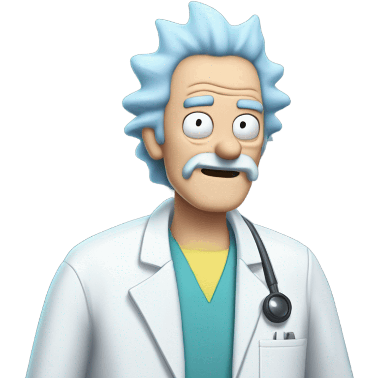 Grand pa rick from Rick and morty  emoji