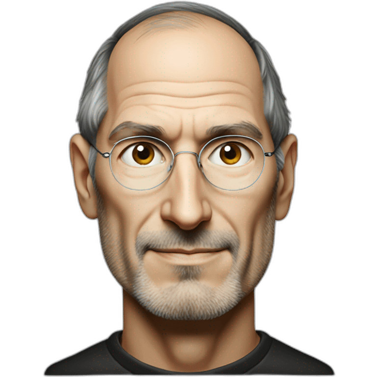 Steve jobs portrait emoji