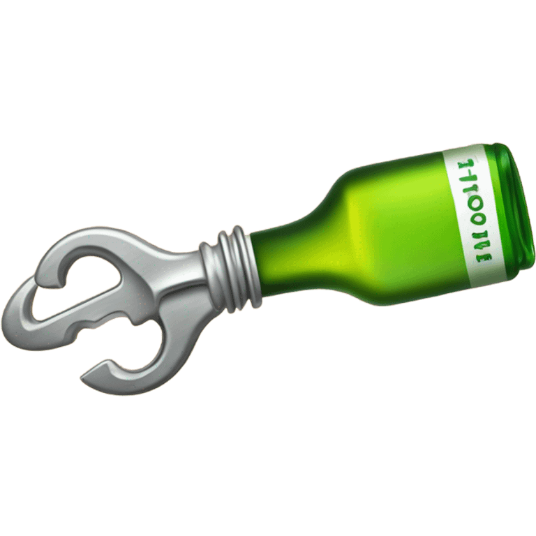 cork screw and bottle opener emoji