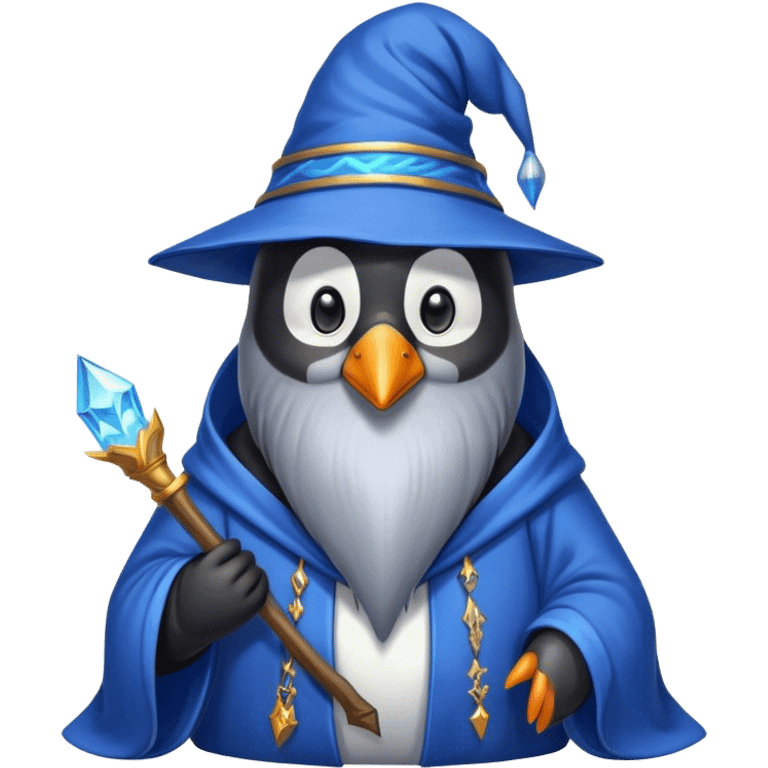 Penguin Wizard emoji