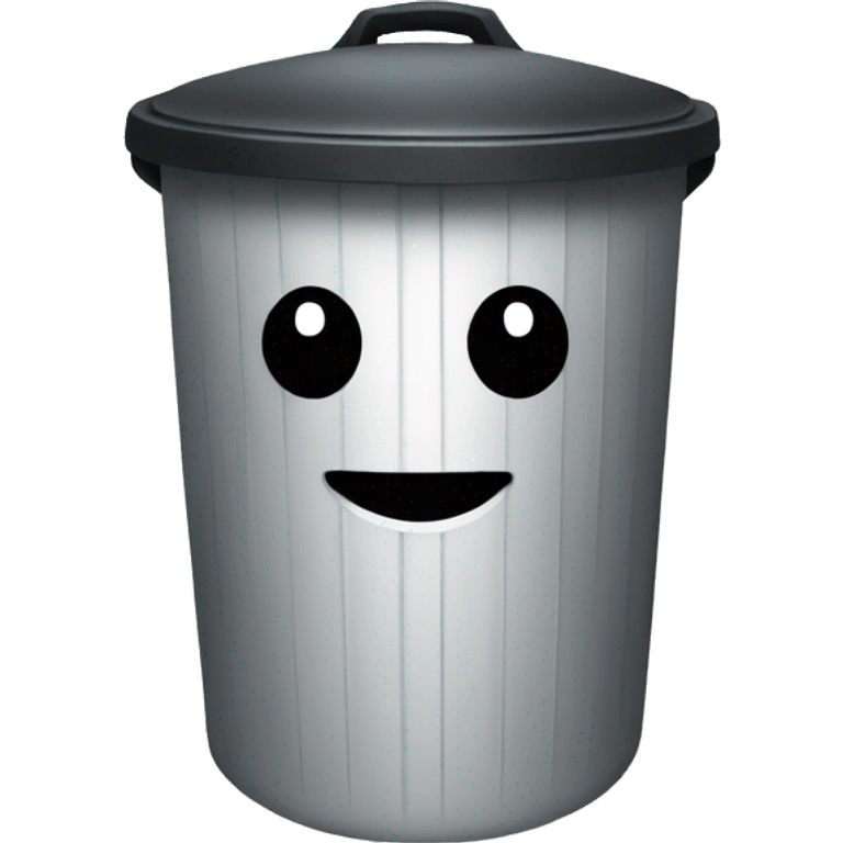 running trash can emoji