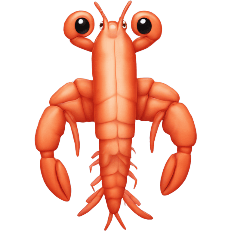 Shrimp wearing a thong emoji