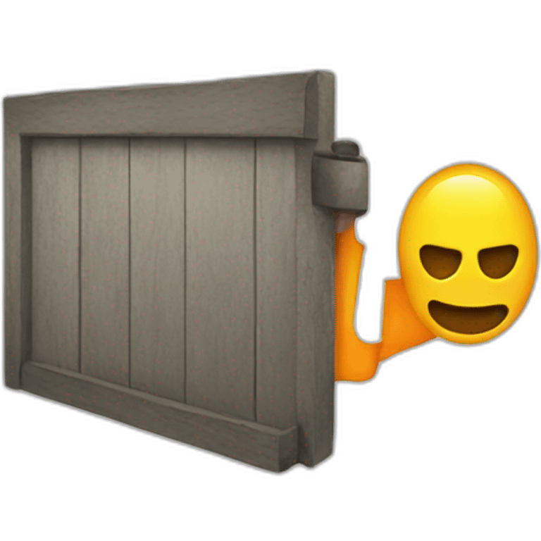 Escape emoji sign emoji