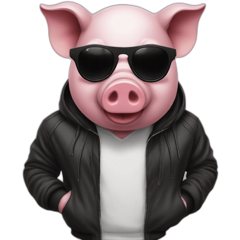 Dj pig emoji