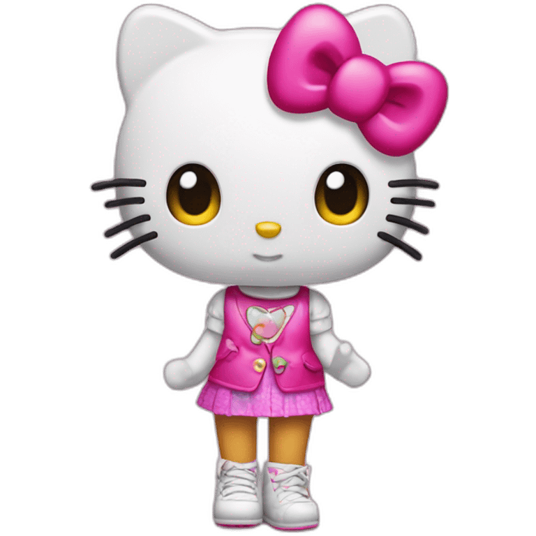 hello kitty 80's emoji