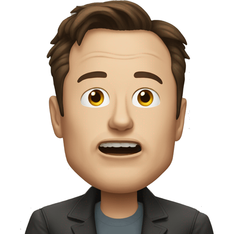 Scary elon musk emoji