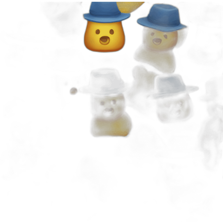 gummy bear with straw hat emoji