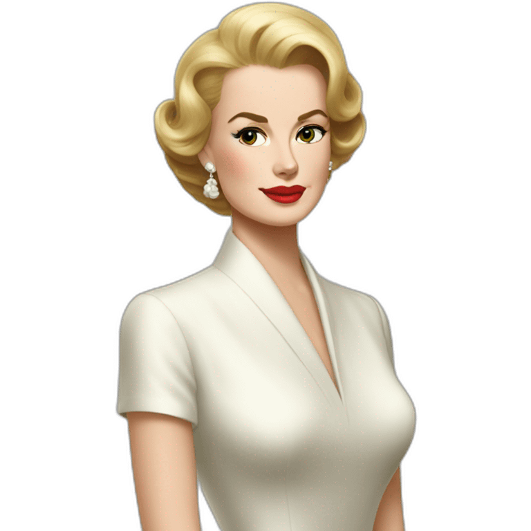 Grace kelly widow black emoji