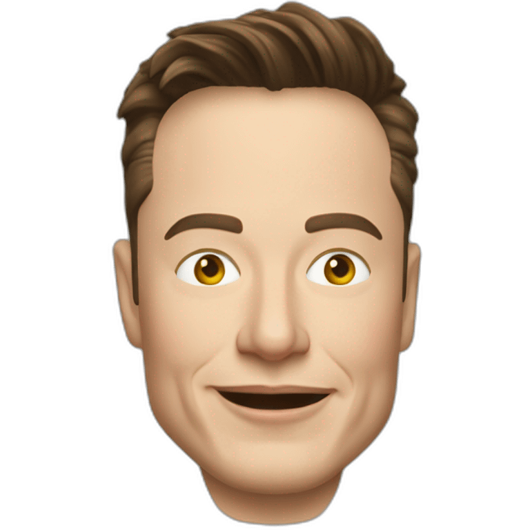 Elon musk qui est en voiture emoji