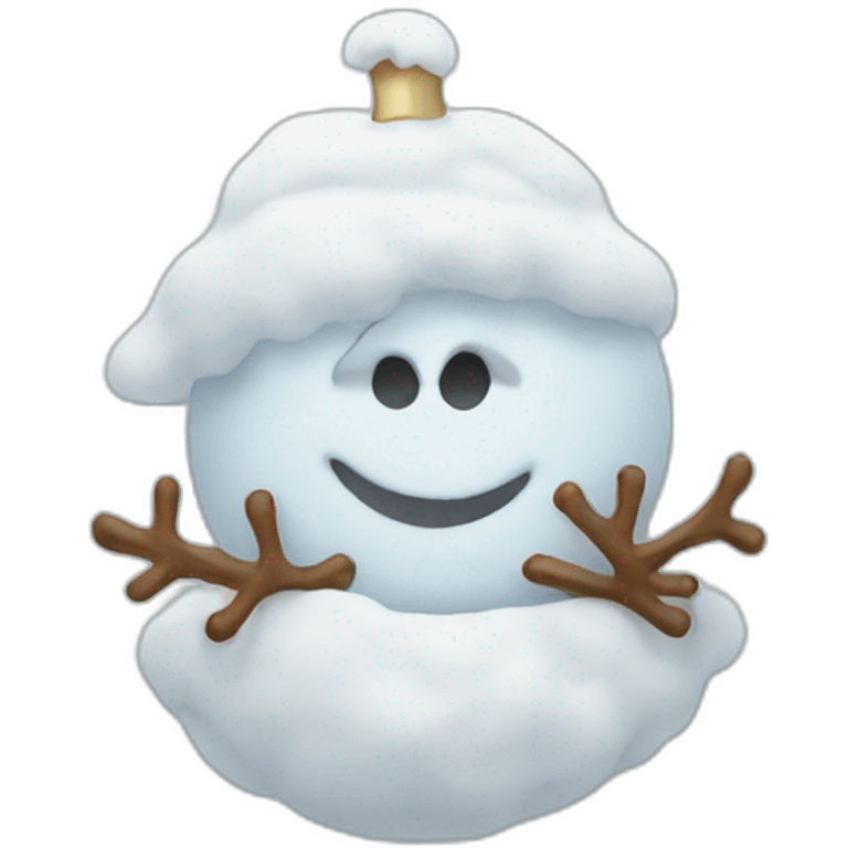 Snow in Christmas  emoji