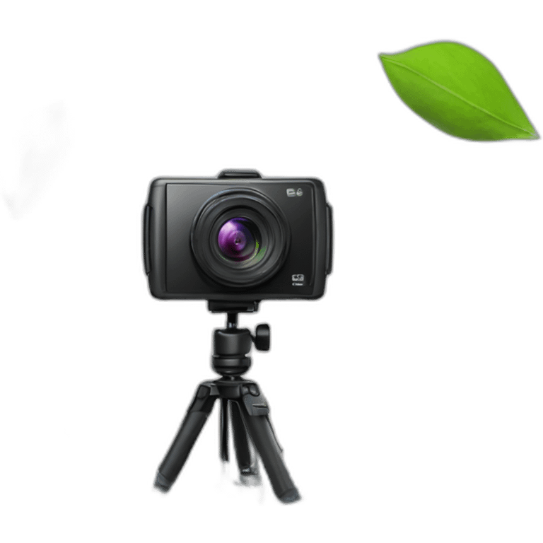 ptz-camera-recording-and-leaf-floating-on-water emoji