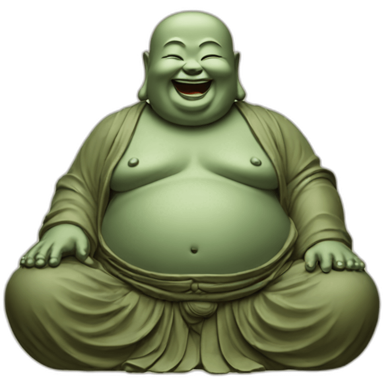 laughing buddha emoji