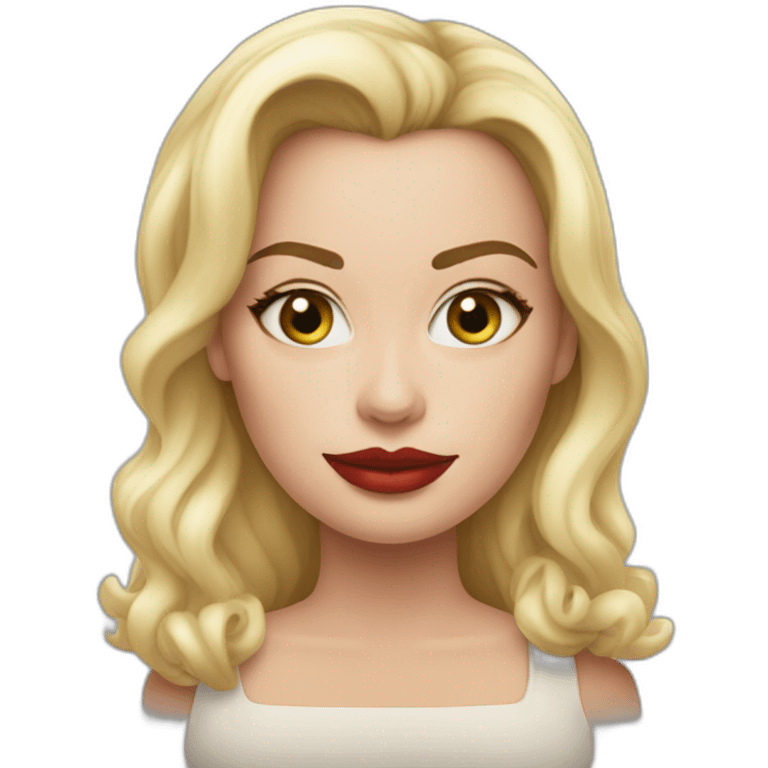 Margot Robbie in Harley Queen emoji