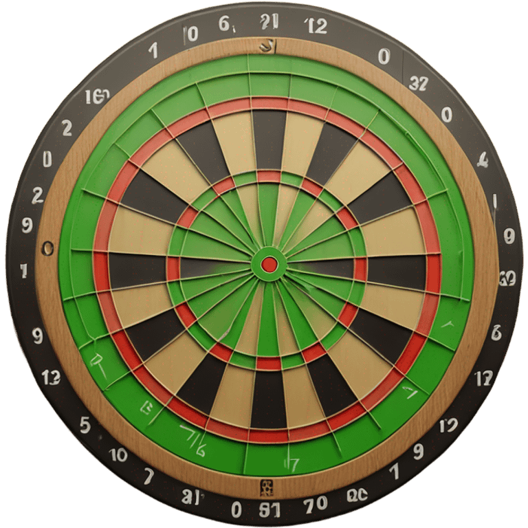 wooden dart board emoji