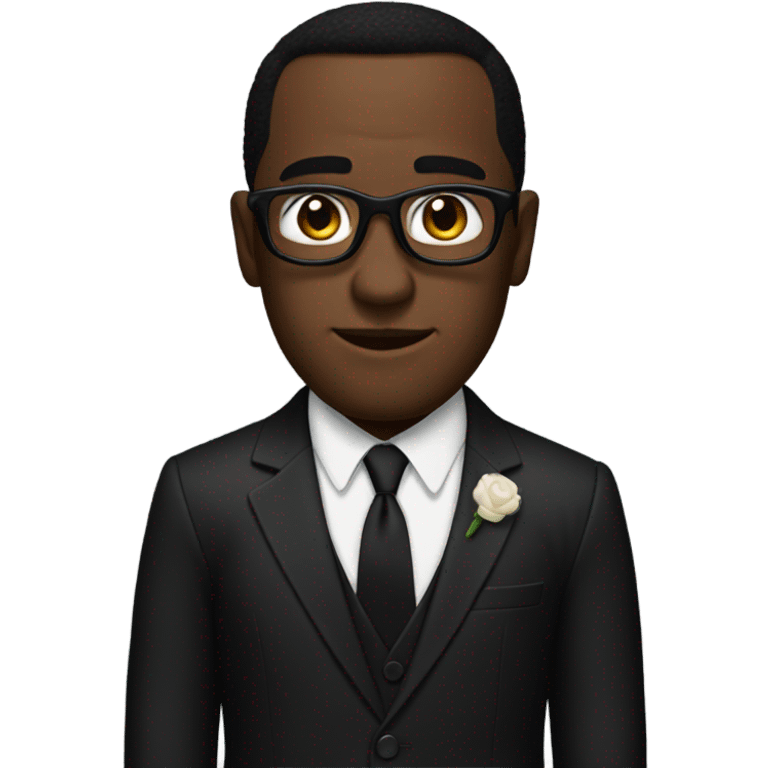 diddy in black suit emoji