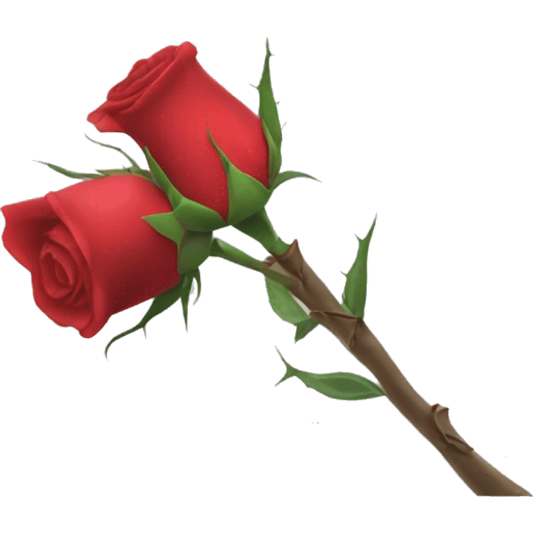 A rose thorn pricking your hand emoji