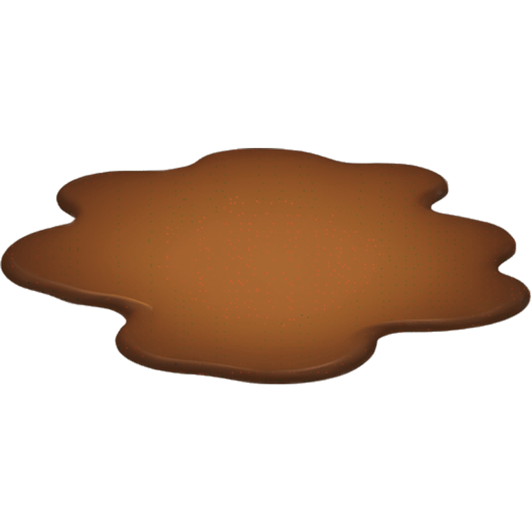 brown puddle  emoji