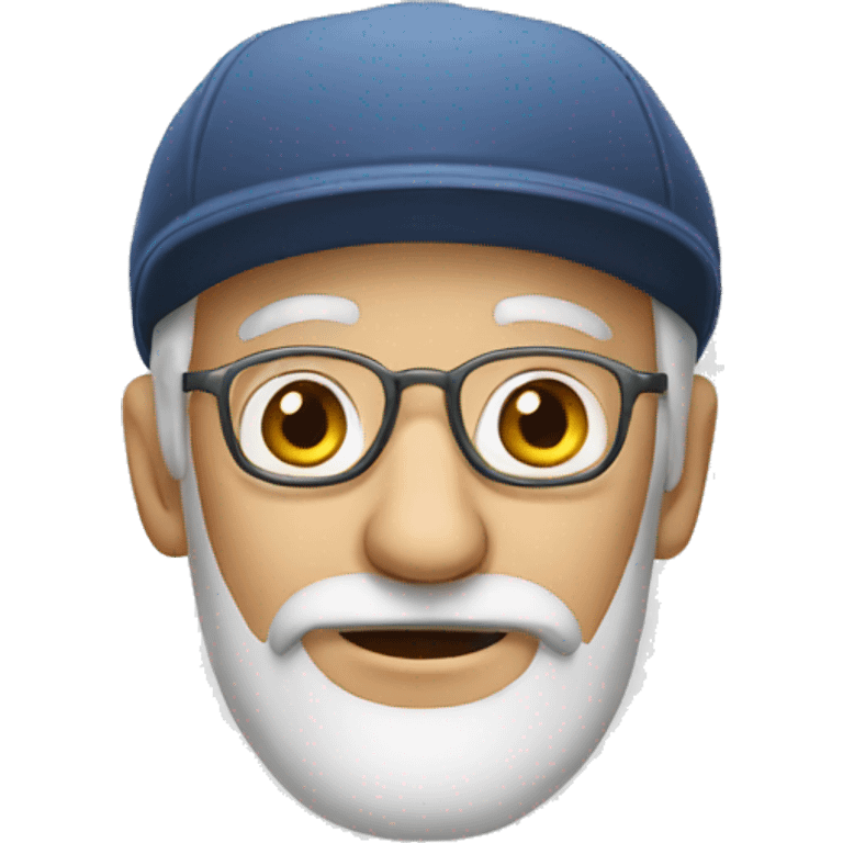 old man with cap emoji