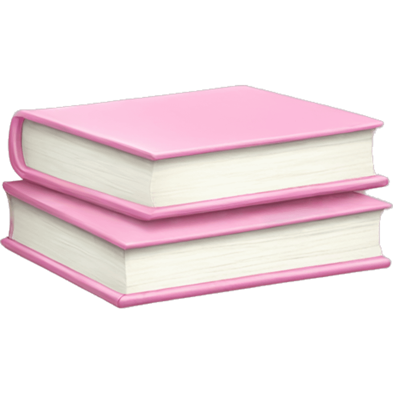 Light pink book stack emoji