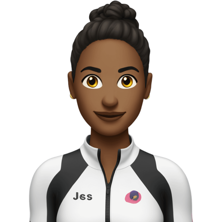 Jess king from peloton saying u go girl emoji