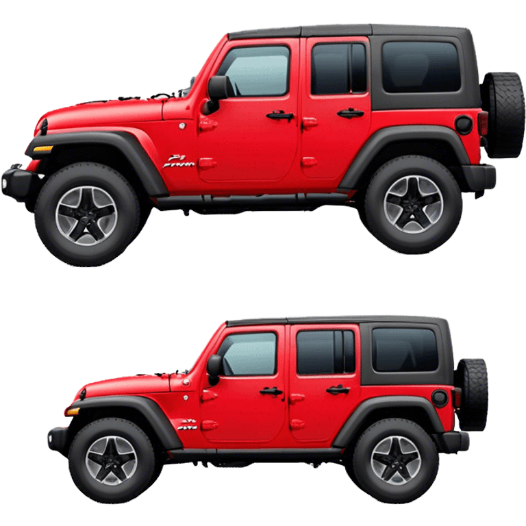 Jeep Wrangler - Jeep (Model Year: 2022) (Iconic colour: Red) emoji